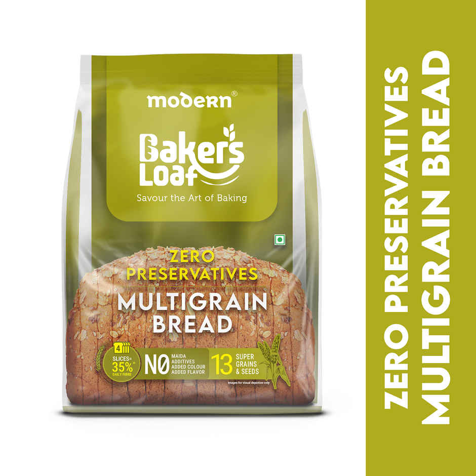 Baker's Loaf Zero Preservatives Multigrain Bread
