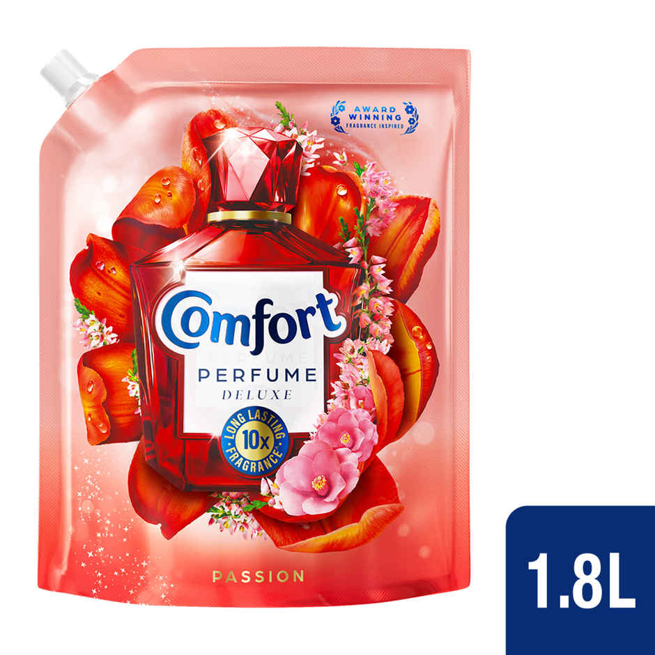 Surf Excel Matic Express Clean & Fresh (830ml) & Comfort Perfume Deluxe Passion (1.8L) Combo