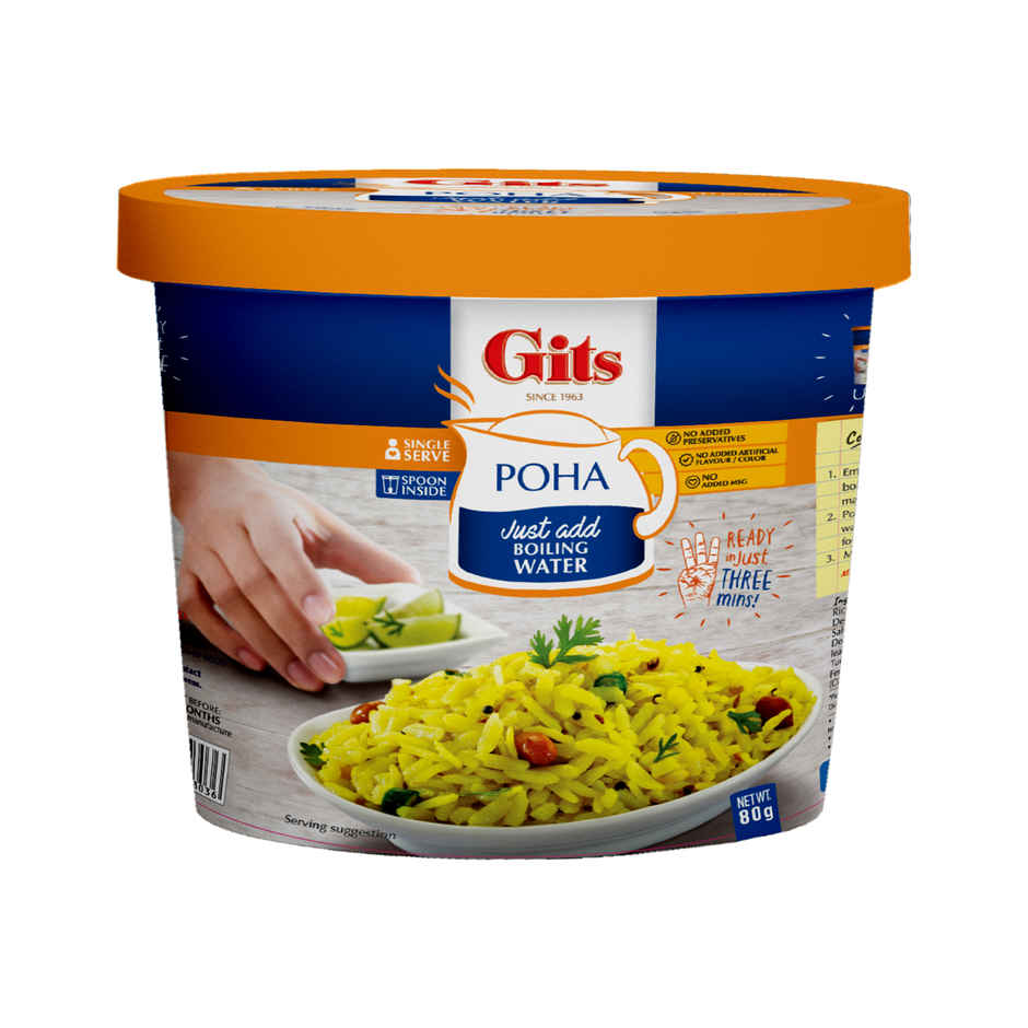 Gits Ready Poha Cup 80 gms