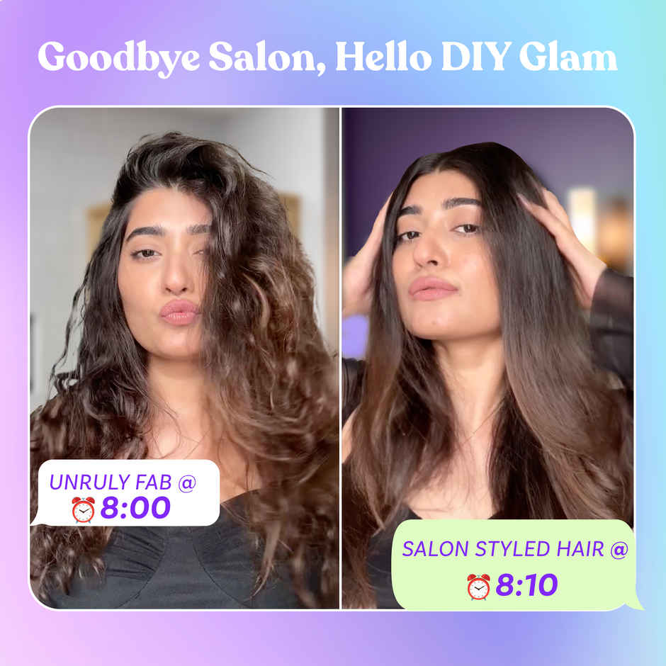 BSC Bombae Hairess Ionic 3-In-1 Hot Air Brush Hair Dryer | Volumizer & Straightener