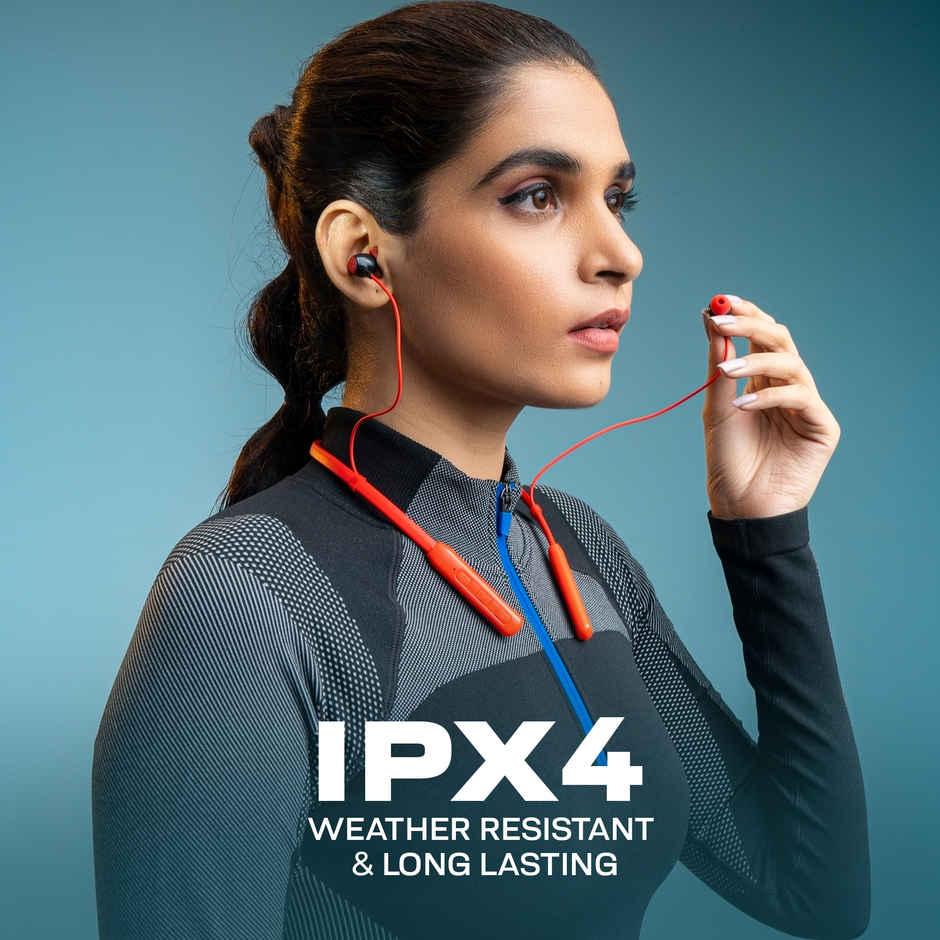 Aroma NB119 Pro Belief Upto 48H Playtime Fast Charging Dual Pairing Neckband Bluetooth Black