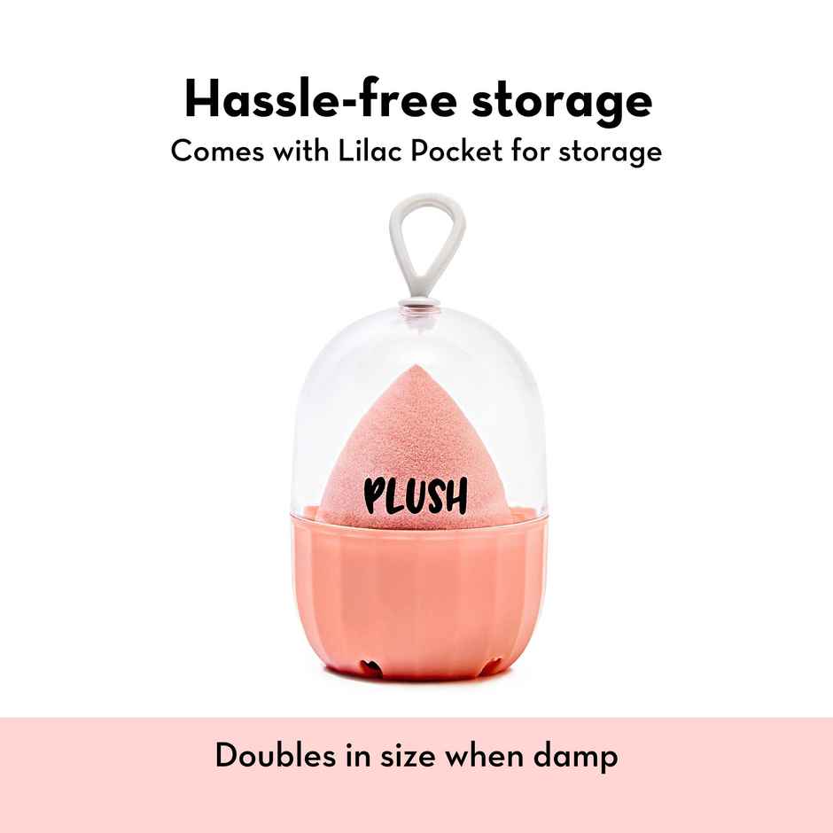 Plush Beauty Sponge For Smooth Makeup Application Peachy Puff Makeup Blender