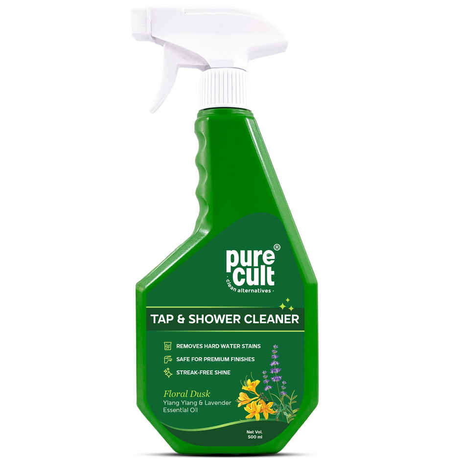 Pure Cult Ylang Ylang & Lavender Essential Oil Tap & Shower Cleaner