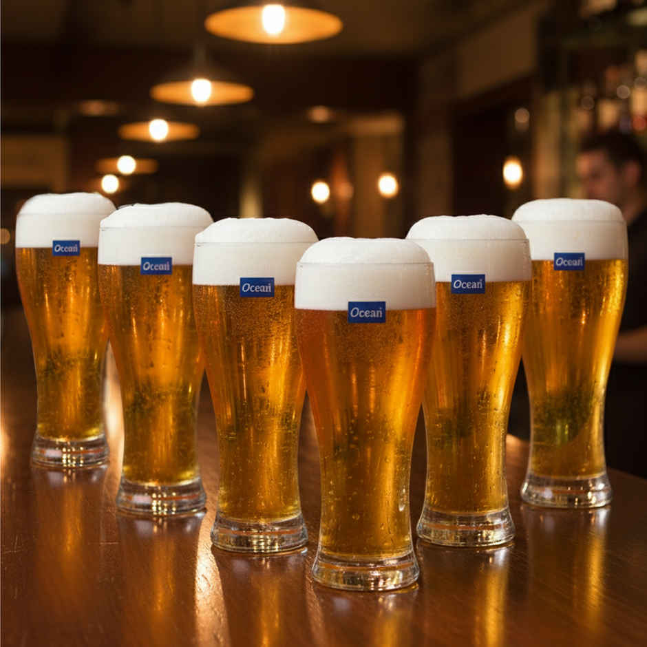 Ocean Pilsner Beer Glass (400Ml, 6Pcs)