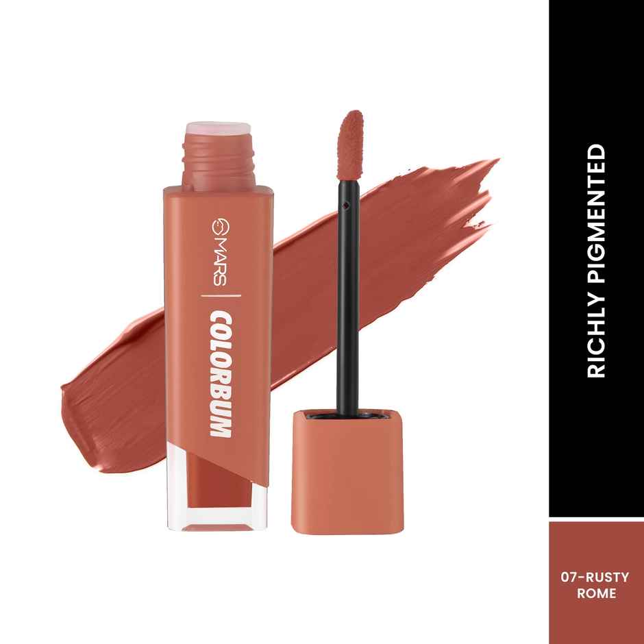 MARS Cosmetics Colorbum Liquid Matte Lipstick For Women (07-Rusty Rome)