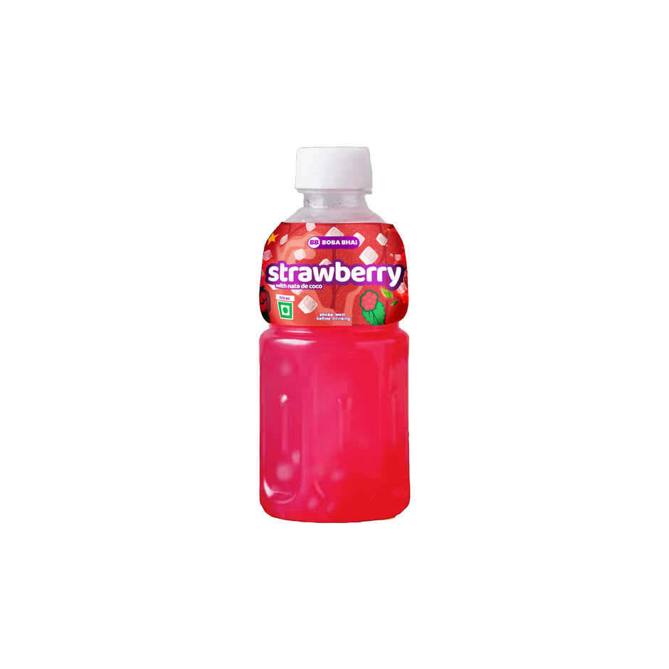 Boba Bhai Strawberry with Nata de Coco