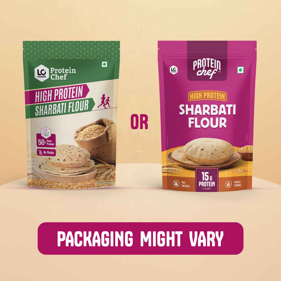 Protein Chef High Protein Premium Sharbati Atta | 50% More Protein with Select Multigrain