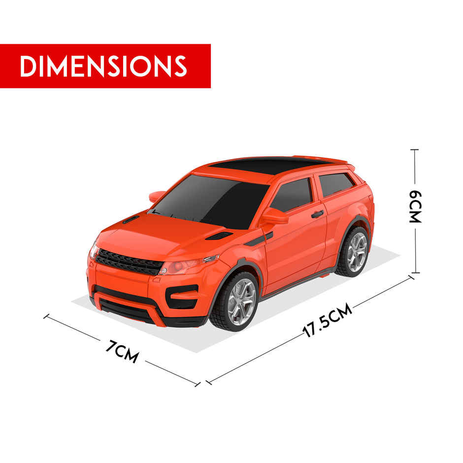 SEEDO Remote Control Car 1:24, 27 MHz, Type-C Rechargeable, Fast Speed Little Roster Car | Red