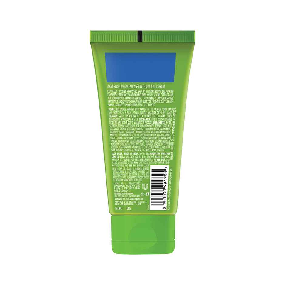 Lakme Blush & Glow Kiwi Freshness Gel Face Wash With Kiwi Extracts