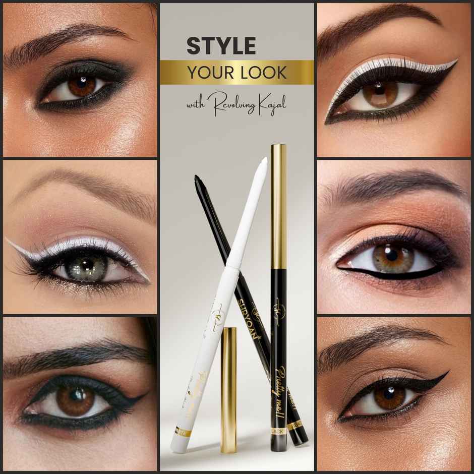 Shryoan Pretty Me! Revolving Super Smooth Kajal - Black