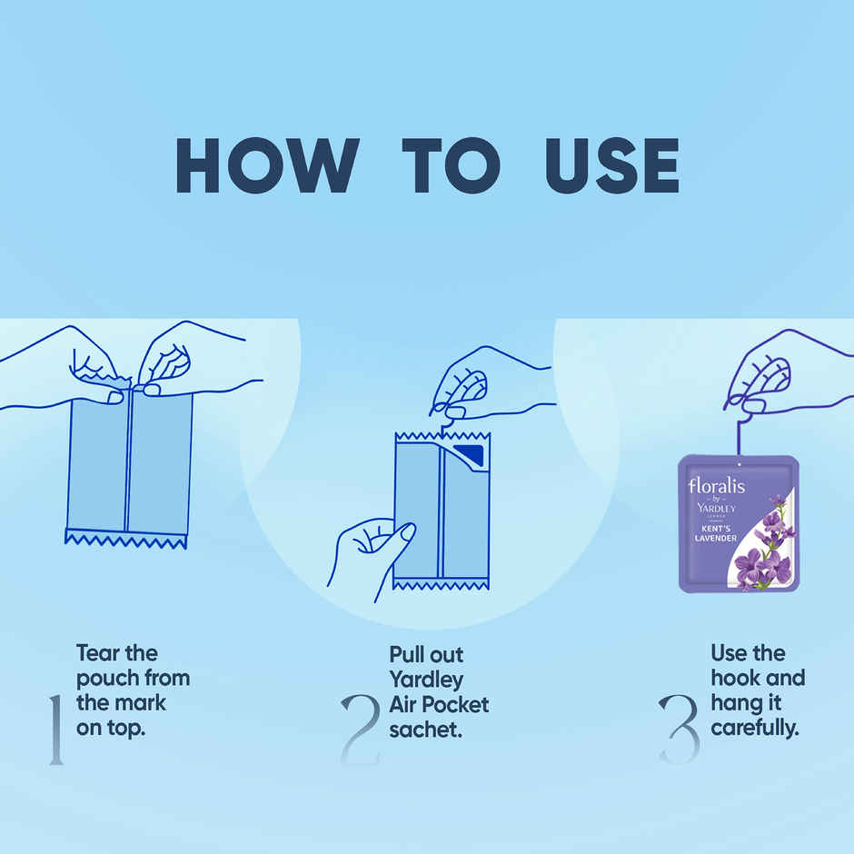  Floralis by Yardley Air Pocket Bathroom Freshener