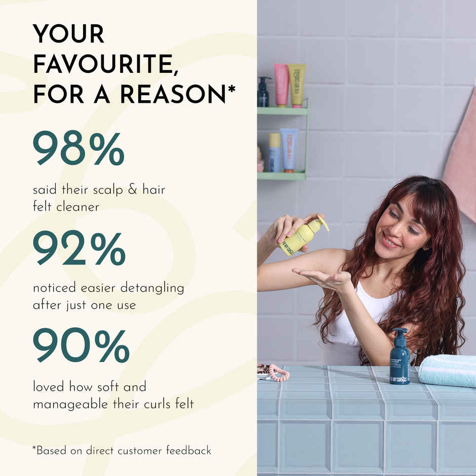 Fix My Curls Shampoo & Condition Bundle | To Cleanse, Clarify & Hydrate Curly, Dry & Wavy Hair