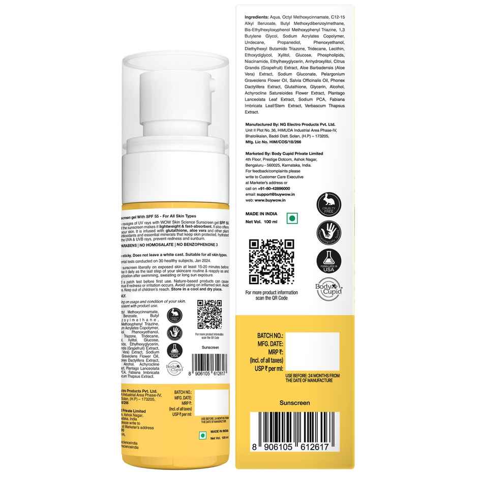 Wow Skin Science Sunscreen-SPF-55-Lotion-UVA-UVB-Protection