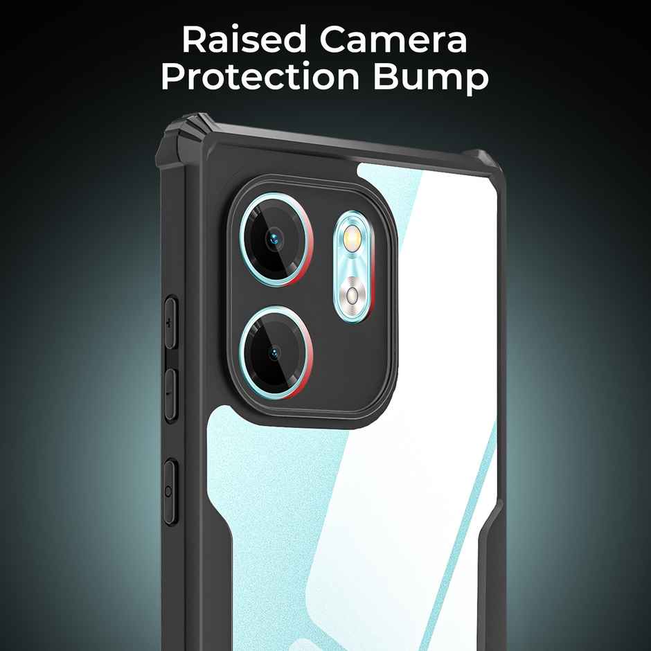 Artistque Case for Infinix SMART 9 HD Back Cover | Transparent Shockproof TPU Cover