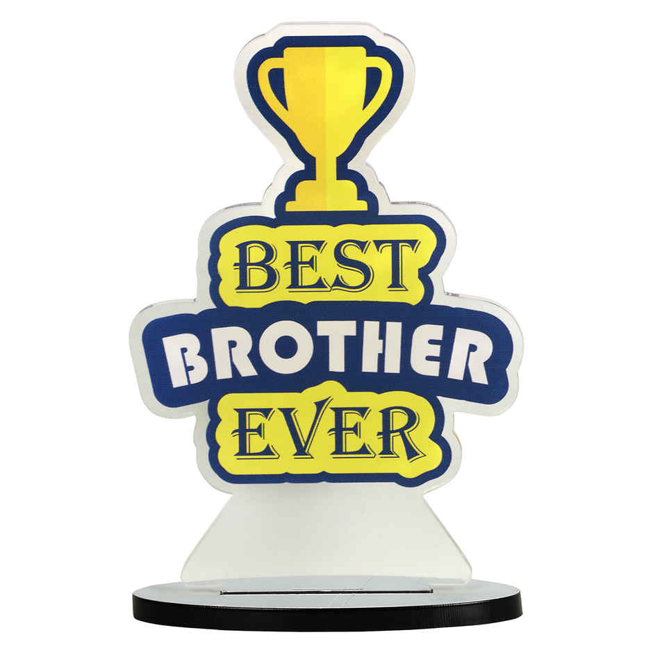 Quace Best Brother Ever Acrylic Trophy