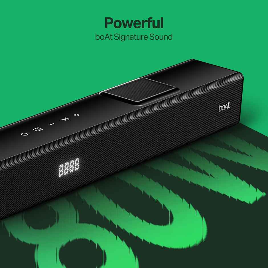 boAt Aavante 2.2 800, 80W Signature Sound, 2.2 CH Built in Subwoofer, Touch Controls| Premium Black