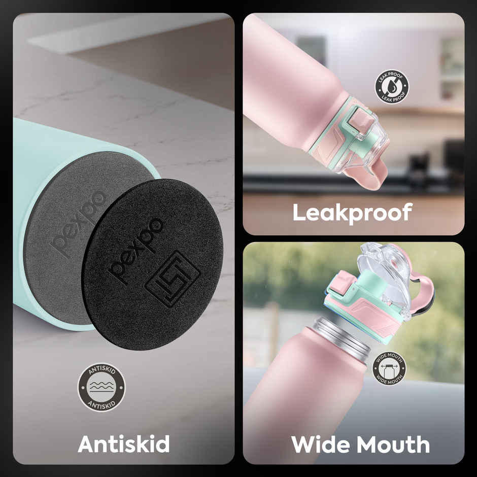 Pexpo Amaze Hot & Cold Stainless Steel Water Bottle Vacuum Insulated | 940 ml