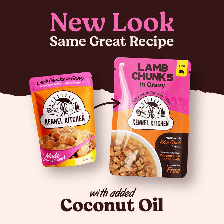 Kennel Kitchen Lamb Chunks in Gravy | Wet Dog Food