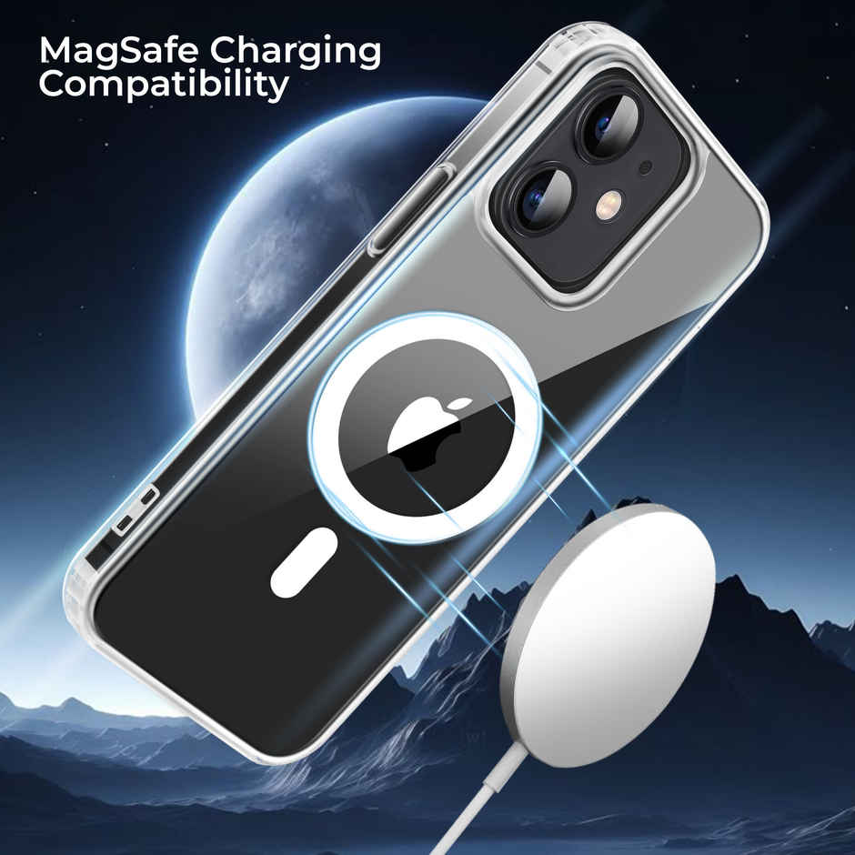 Artistque Case for Iphone 11 Back Cover - Transparent Clear Magsafe