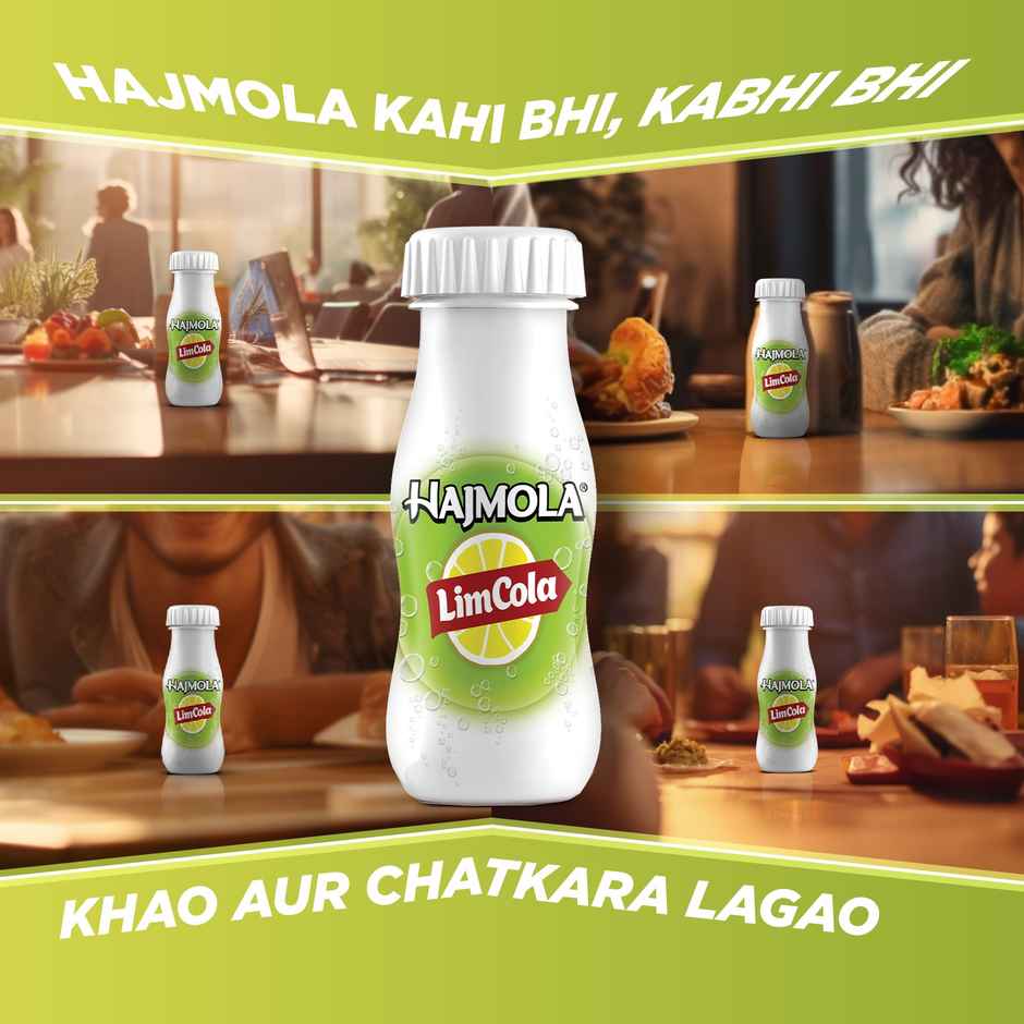 Dabur Hajmola Tasty Digestive Tablets (Limcola Flavour) - 120 Tabs,Healthy, Tasty & Chatpata