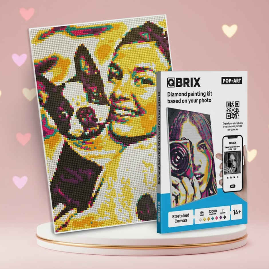 Custom Portrait Diamond Painting DIY Craft Gift Set Pop Art | Happy Mail
