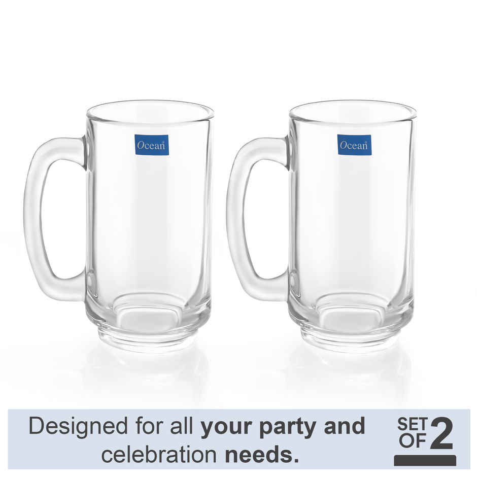 Ocean Playboy Beer Mug | 357 ml | Set of 2