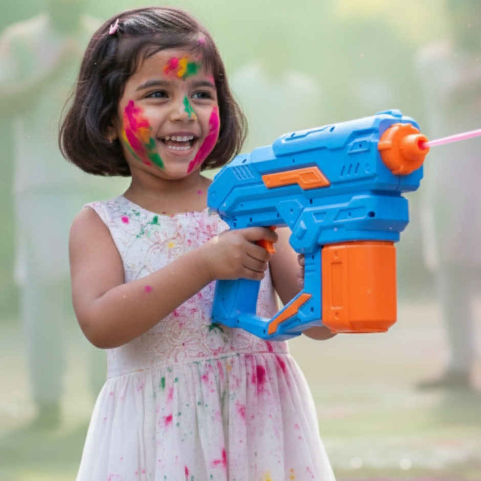 Ocean Burst Electric Water Gun | Holi Pichkari | 400 ml | Tomuncle