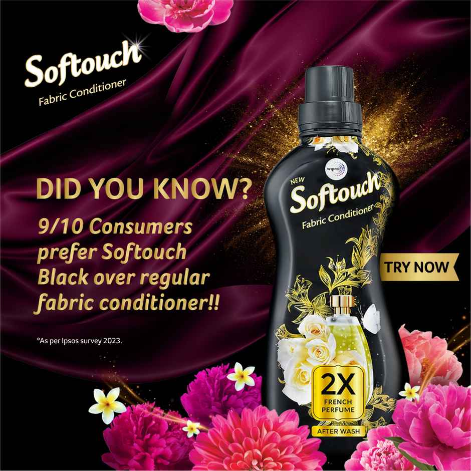 Softouch French Perfume After Wash Fabric Conditioner | Black
