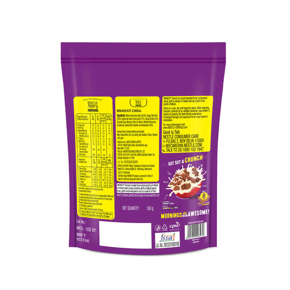 Nestle Munch Crunchilicious Cereal