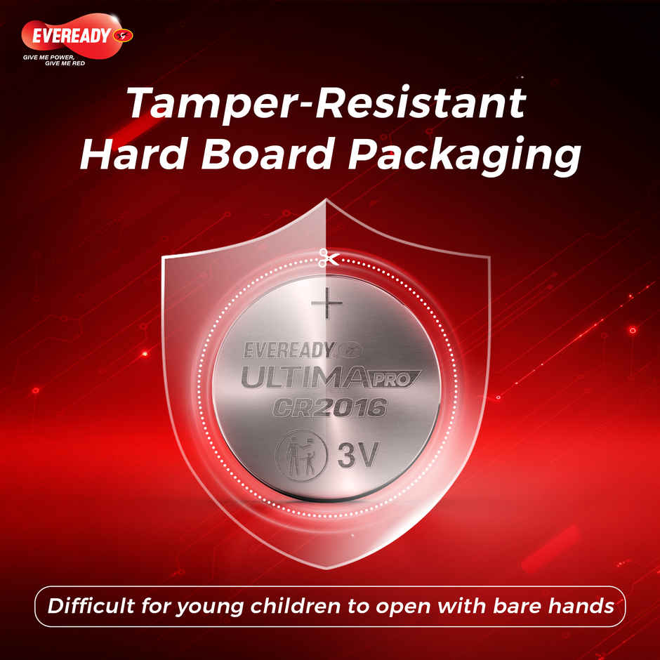 Eveready Ultima Coin Battery | 3V | CR2016