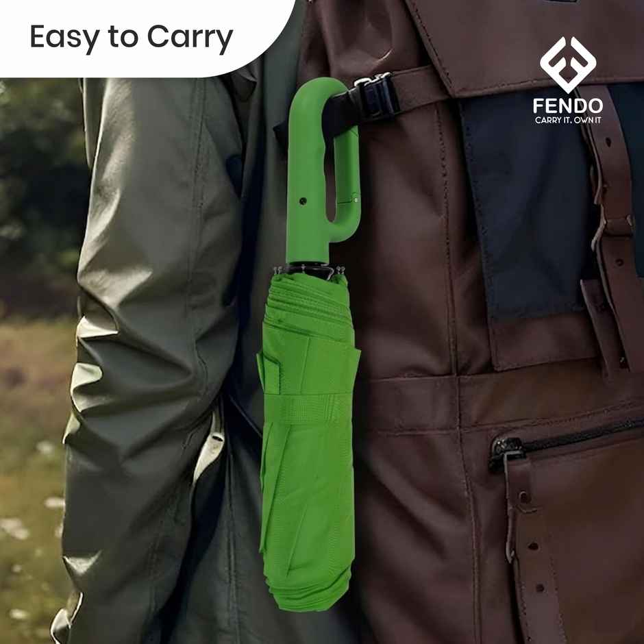 Fendo Clutch Umbrella | Green | 20 Inch | 3 Fold