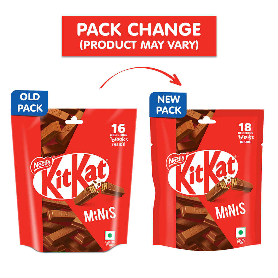 Nestle KitKat Minis | Choco Coated Wafer Chocolate Bar Combo