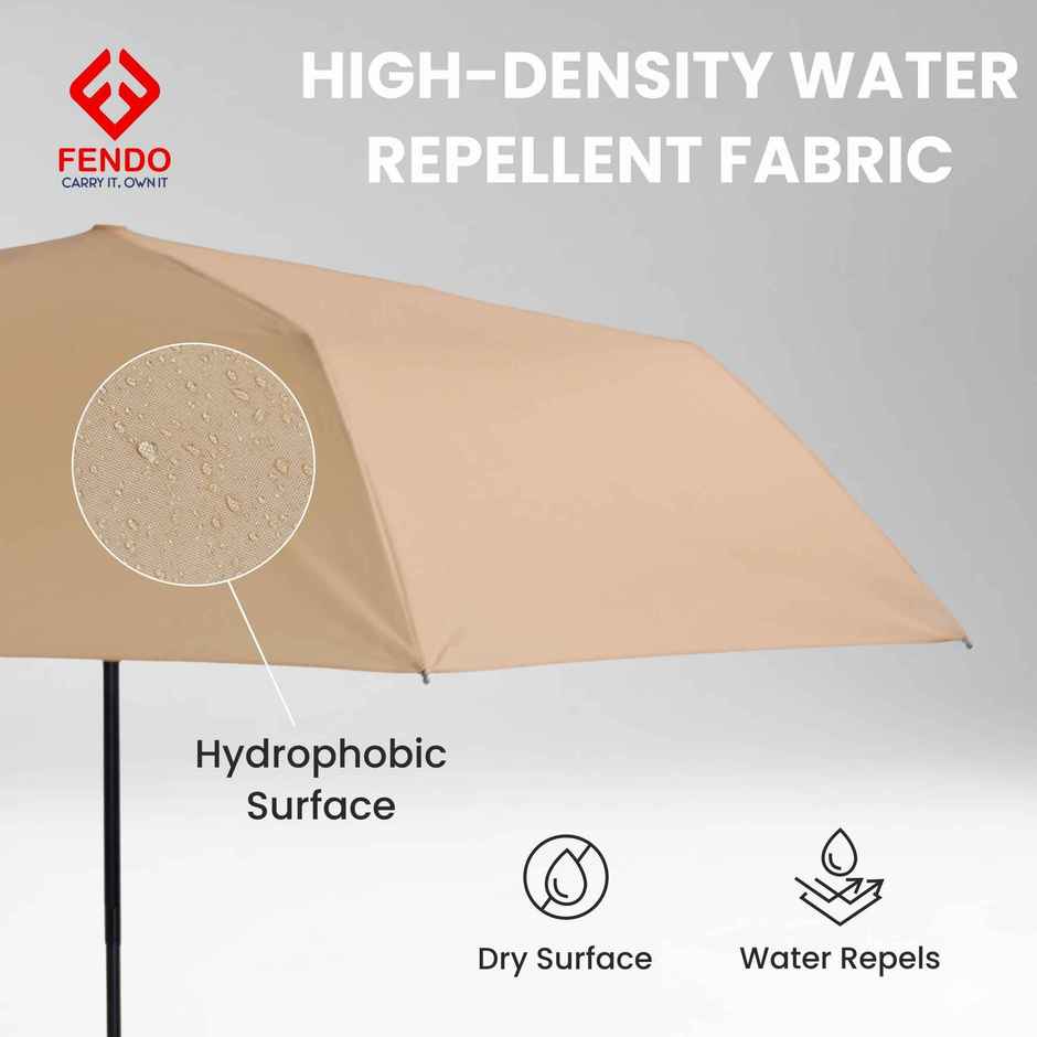 Fendo Clutch Umbrella | Peach | 20 Inch | 3 Fold