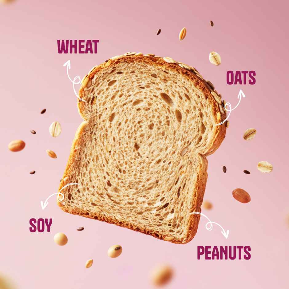 Protein Chef Double Protein Bread (64g Protein), Multigrain Bread
