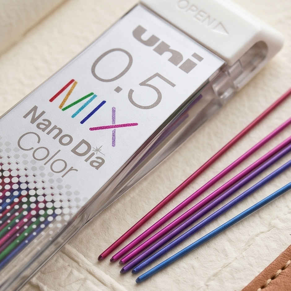 Mitsubishi Uni Nano Dia multi Colored Leads | 0.5mm