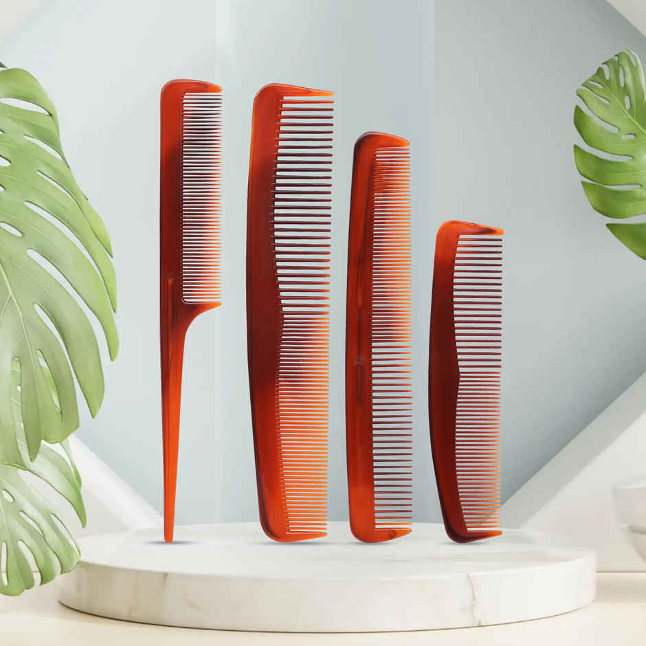 Midazzle Hair Comb Set of 4 (MIOC2901) Assorted