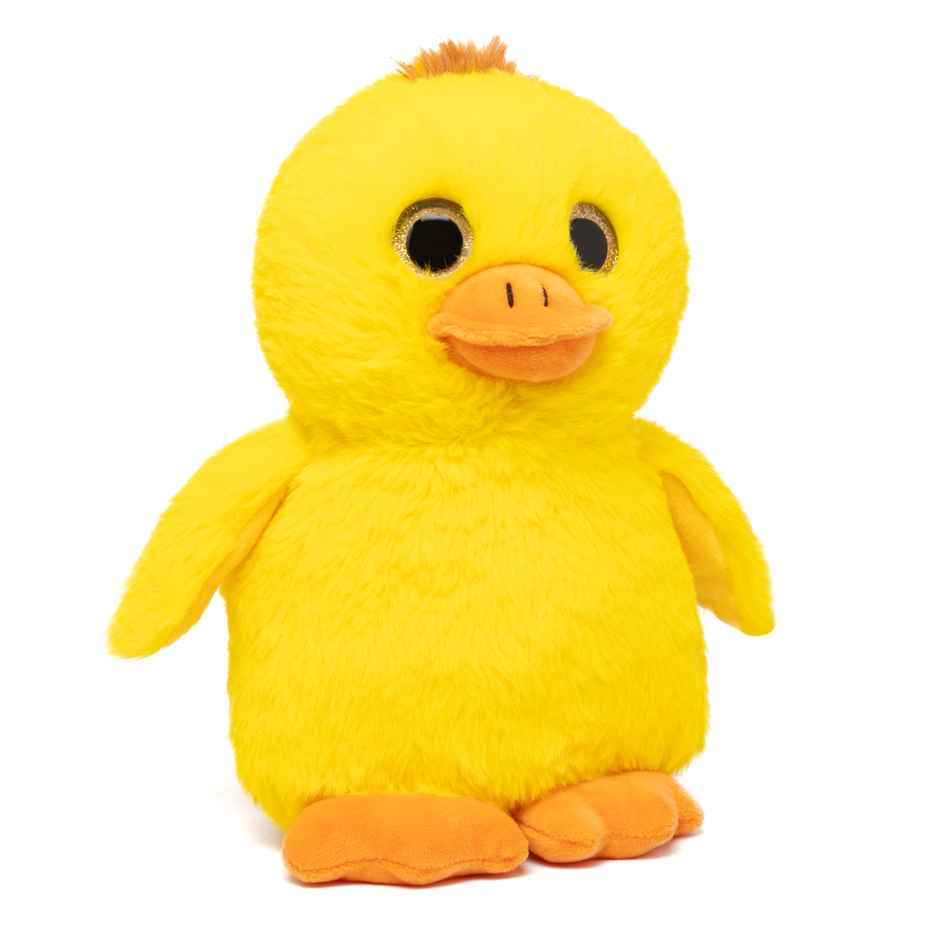 Mirada Glitter Eye Yellow Duck Plush Toy - 25cm