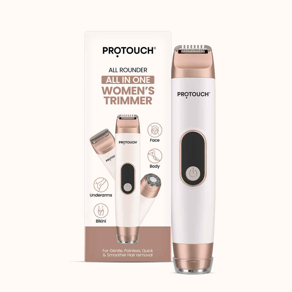 PROTOUCH All Rounder Womens Trimmer Epilator Face Body Portable Rechargeable