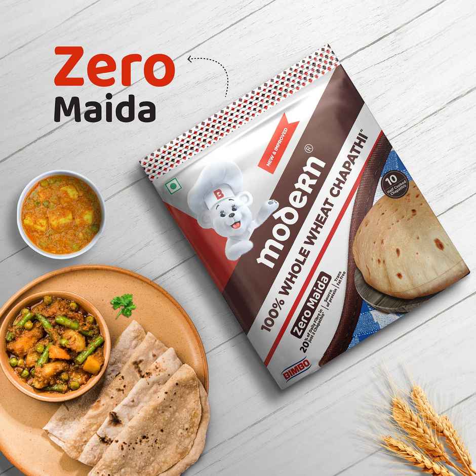 Modern 100% Whole Wheat Chapathi