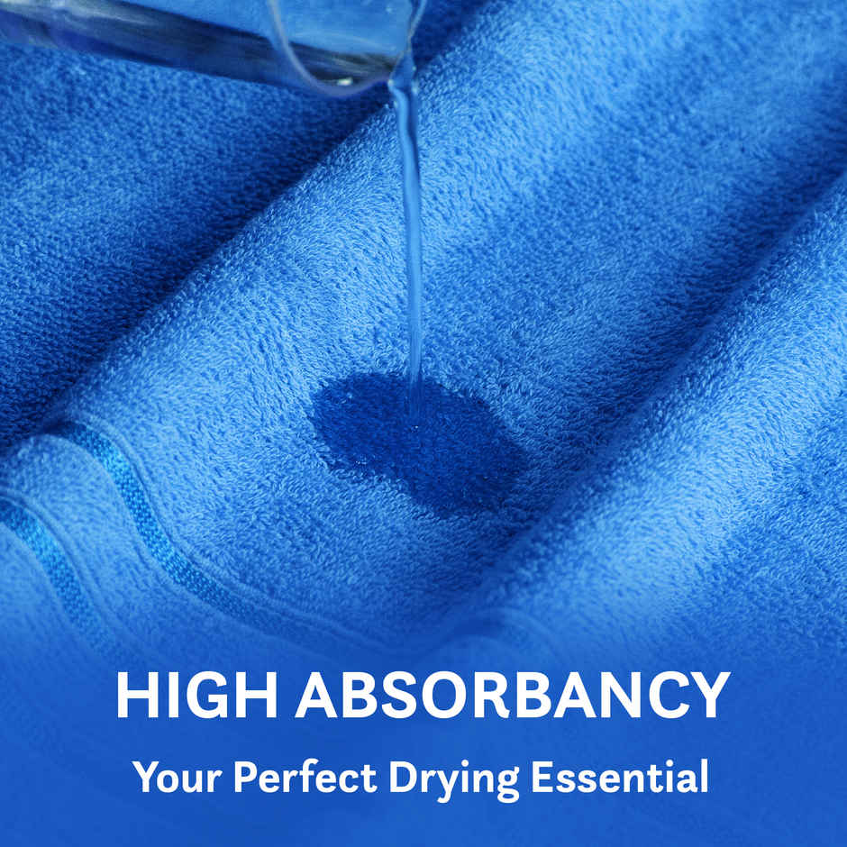 Mytrident Comfort Living Cotton Hand Towel Set | Ocean Blue