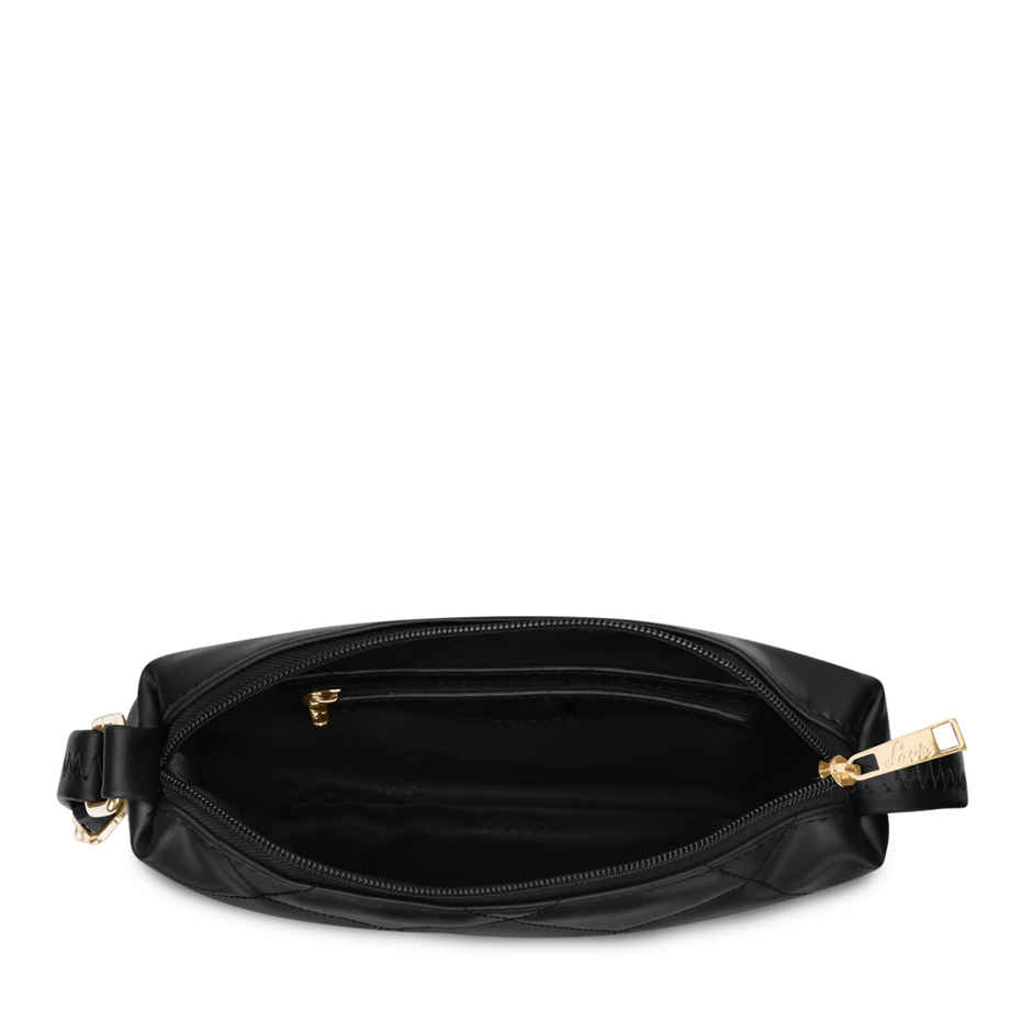 Lavie Women's Quilt Jill Top Zip Sling Bag | Black