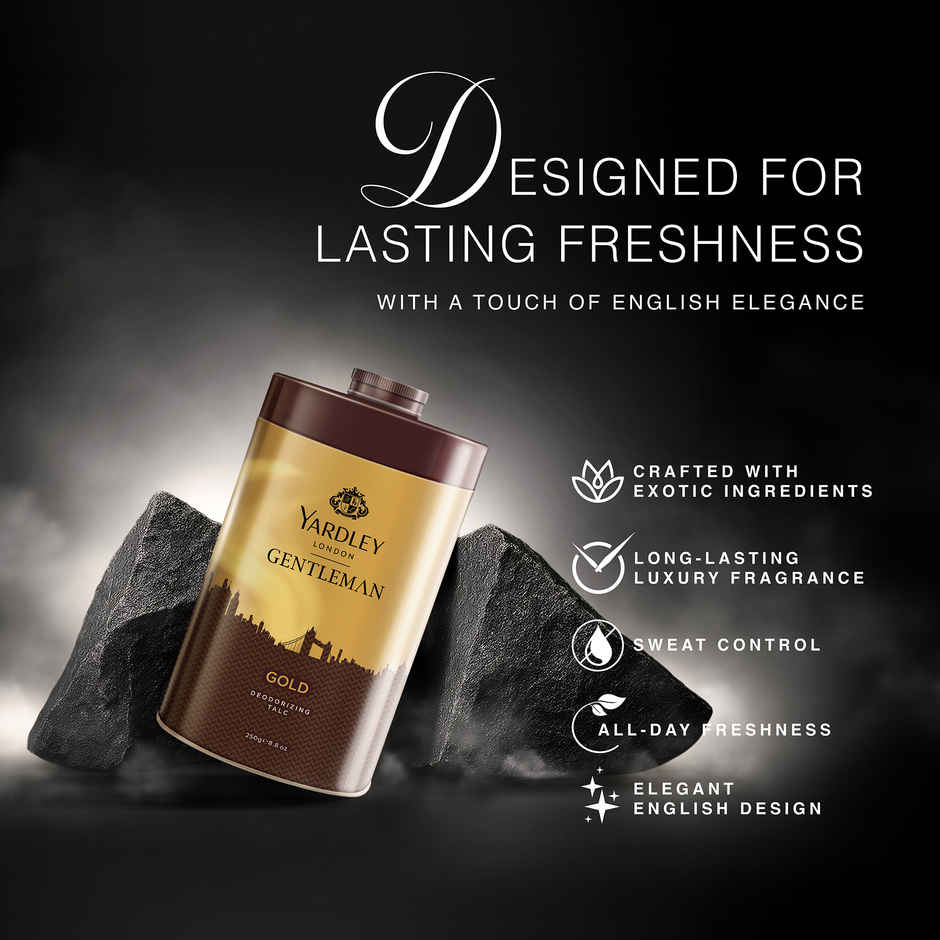 Yardley London Gold Perfumed Talc