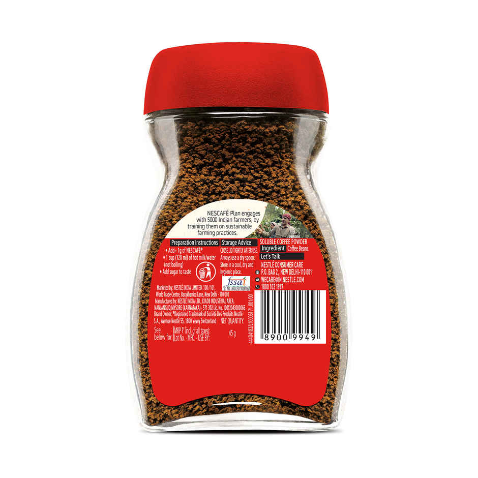 Nescafe Classic - Instant Coffee Powder - 100% Pure Coffee