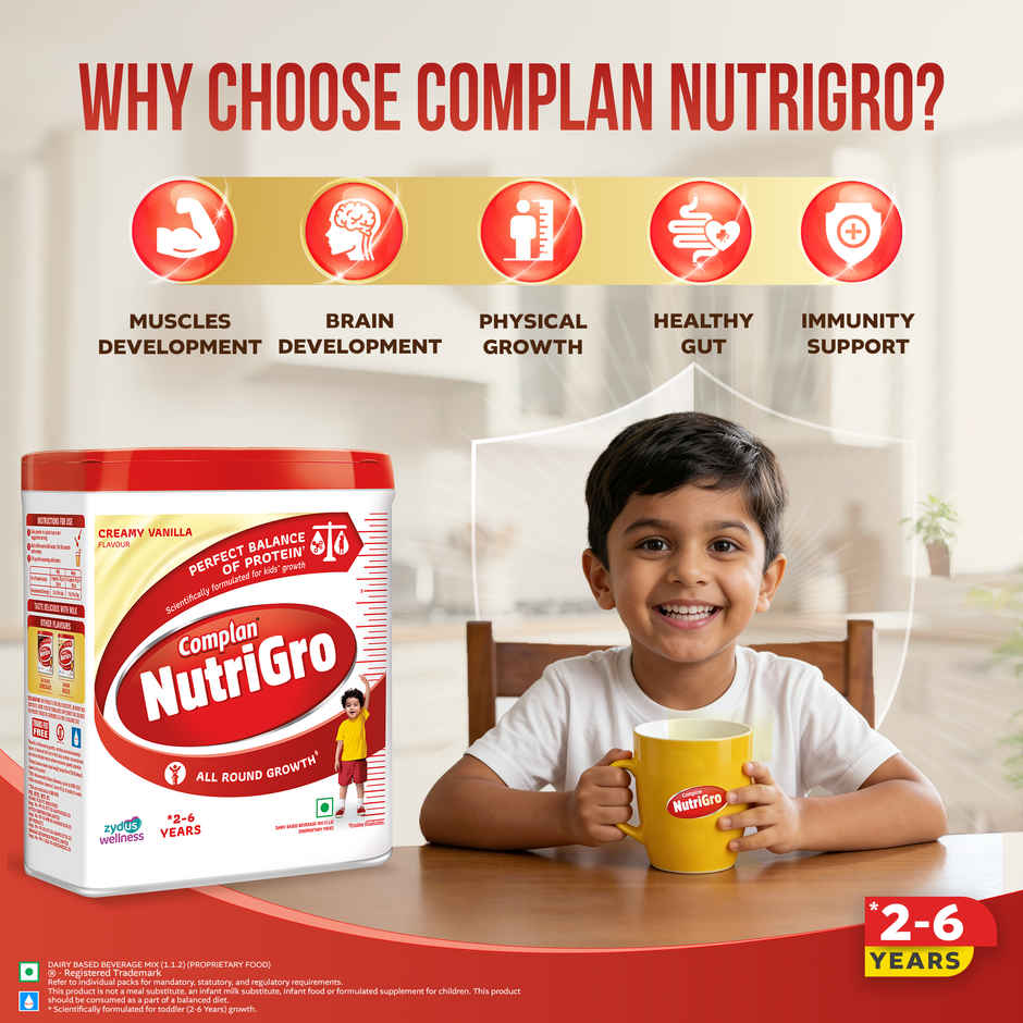 Complan Nutrigro Jar Vanilla