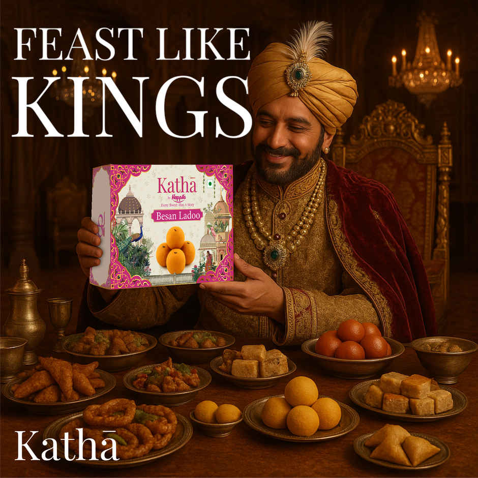 Besan Laddu by Happilo - Katha | Zero Preservatives | No Added Colour