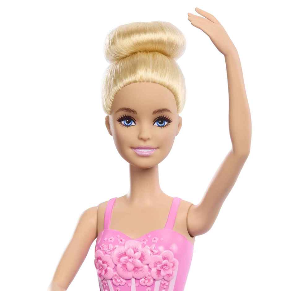 Mattel Barbie Mattel Blonde Fashion Ballerina Doll Wearing Posed With Ballet Arms & En Pointe Toe Shoes