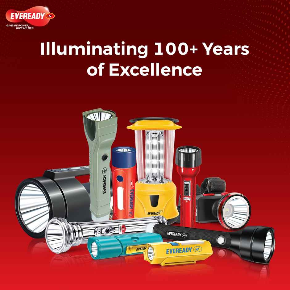 EVEREADY CITYLITE HL50 | 2W Torch + 3W Lantern, Rechargeable LED | Assorted