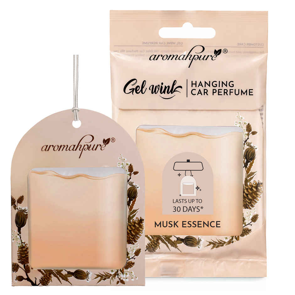 Aromahpure Gel Wink Car Perfume - Musk Essence | Long-Lasting | 30 Days