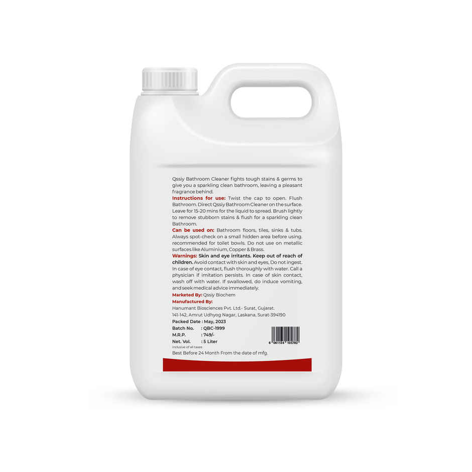 Qssiy Bathroom Cleaner liquid | Bathroom Floor Cleaner, removes 99.9% Germs | Fresh