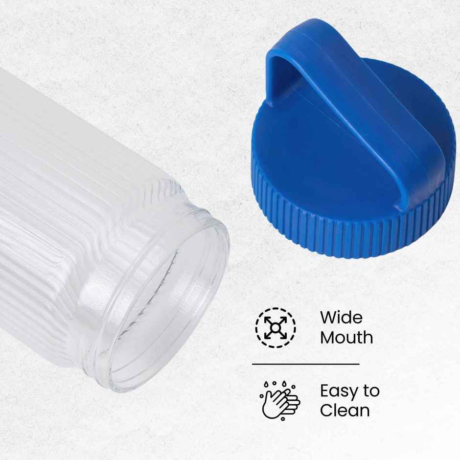 United Colors of Benetton Glass Water Bottle Silicone Base Leakproof BPA Free Durable